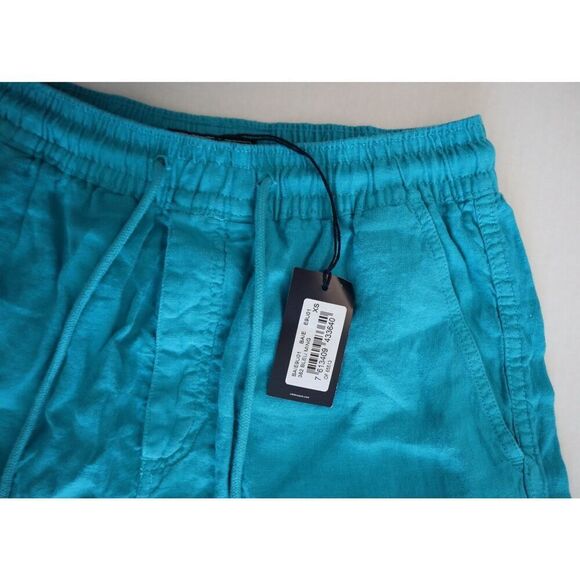 Vilebrequin BAIE9U01 Men's Sz XS Blue Linen Cargo Pockets Bermuda Shorts - Picture 9 of 14